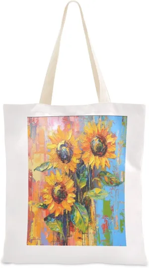 JSTEL Canvas Tote Bag for Women with Pocket,Canvas Tote Purse Shopping Bag