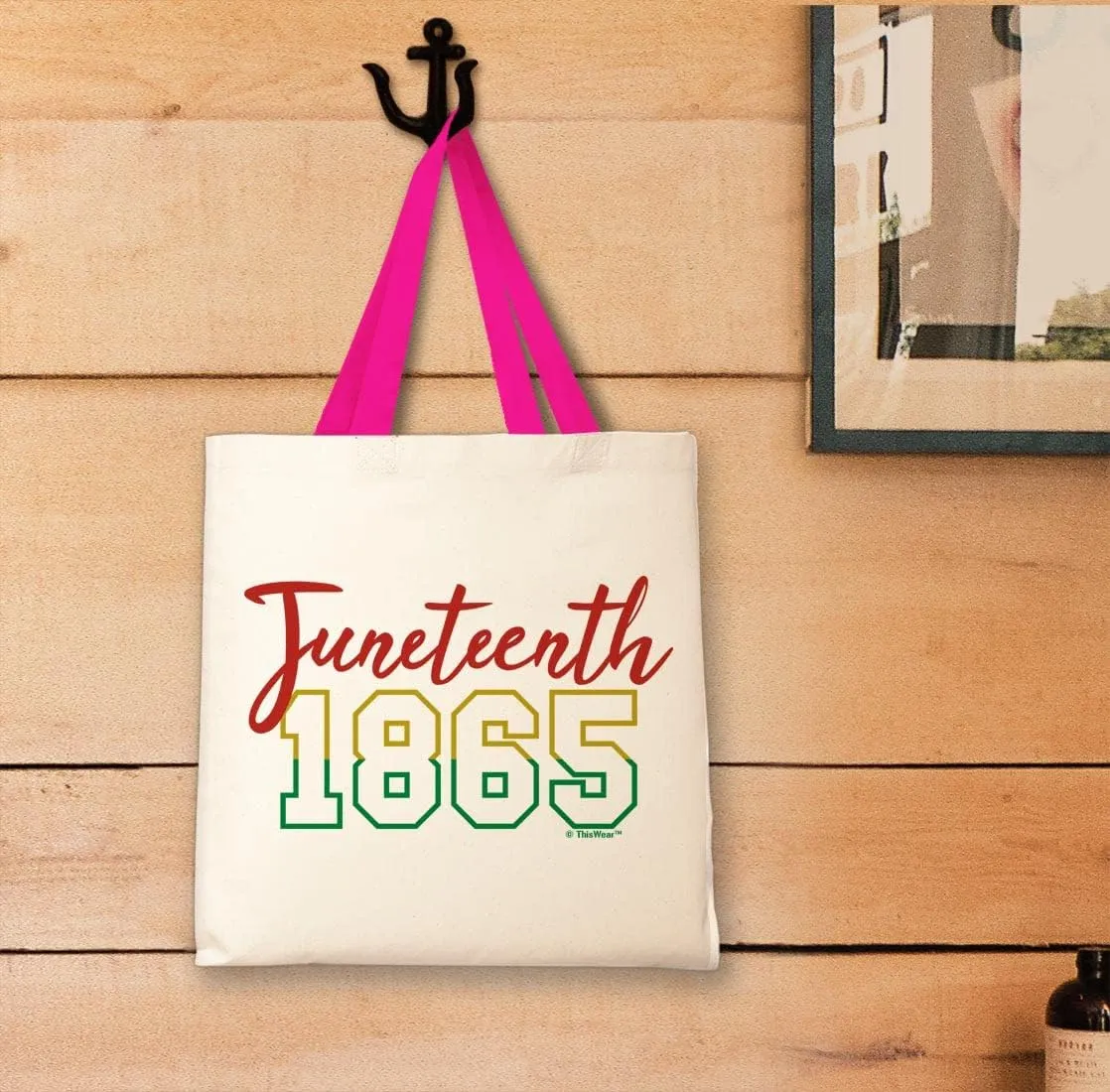 Juneteenth 1865 Canvas Tote Bag