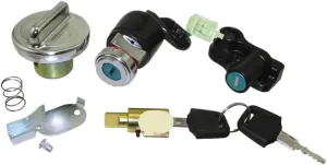 Key Switch Lock Tank Cap Compatible With Dax Skyteam Compatible 50cc 90cc 125cc CT70 ST50 ST125 Models