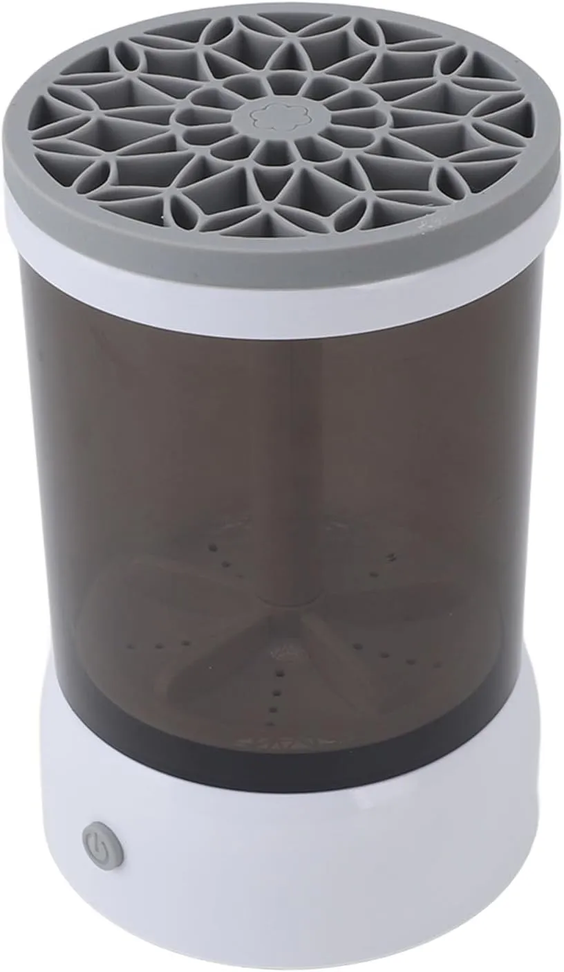 KIMISS Portable USBPowered Automatic Makeup Brush Cleaner : Electric and Handheld Options Brushes in a Visual Body. (Grey)