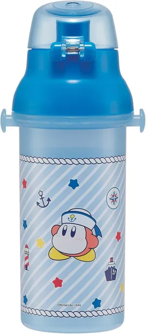 Kirby Adventure Water Bottle with Strap – 16.23oz (480ml) – Lightweight, Leak-Proof Design – Perfect for On-the-Go Hydration