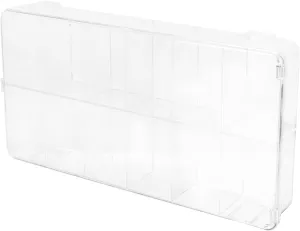 Kisangel Box Multi Compartment Transparent Action Figure Display Box Model Storage Container for Collectibles for Doll Figures and Artwork Design for Easy Organization and Protection