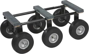 Klutch 1200-Lb. Capacity 6-Wheel All-Terrain Dolly