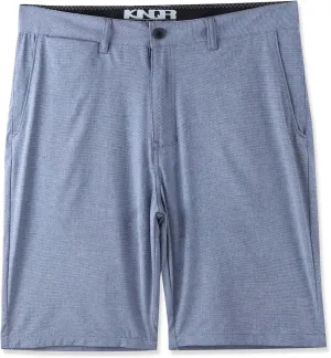 KNQR Mens Performance Quick Dry 4way Stretch Regular Fit All-Terrain Active Training Hybrid Shorts