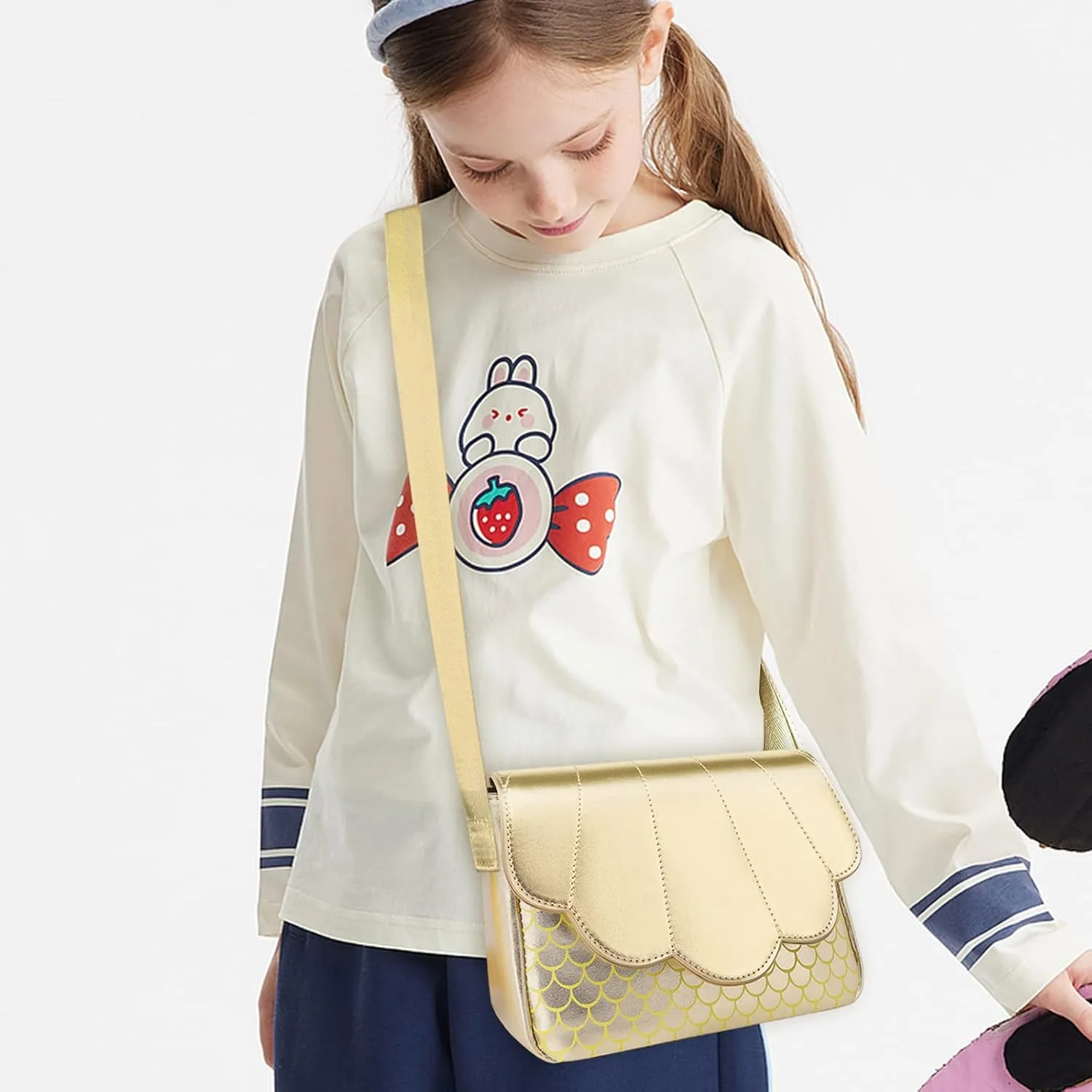 Lanola Lightweight Small Messenger Shoulder Bag,Crossbody Bag Purse for Girls Gift for Preteen/Teen Little Kids