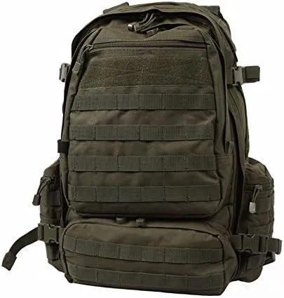LAPG Operator Tactical Backpack, Adjustable Outdoor Operation Backpack with MOLLE System, Hiking Knapsack - OD Green