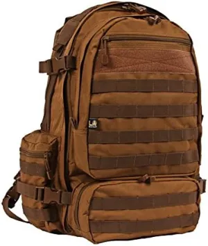 LAPG Operator Tactical Backpack, Adjustable Outdoor Operation Backpack with MOLLE System, Hiking Knapsack - Tan