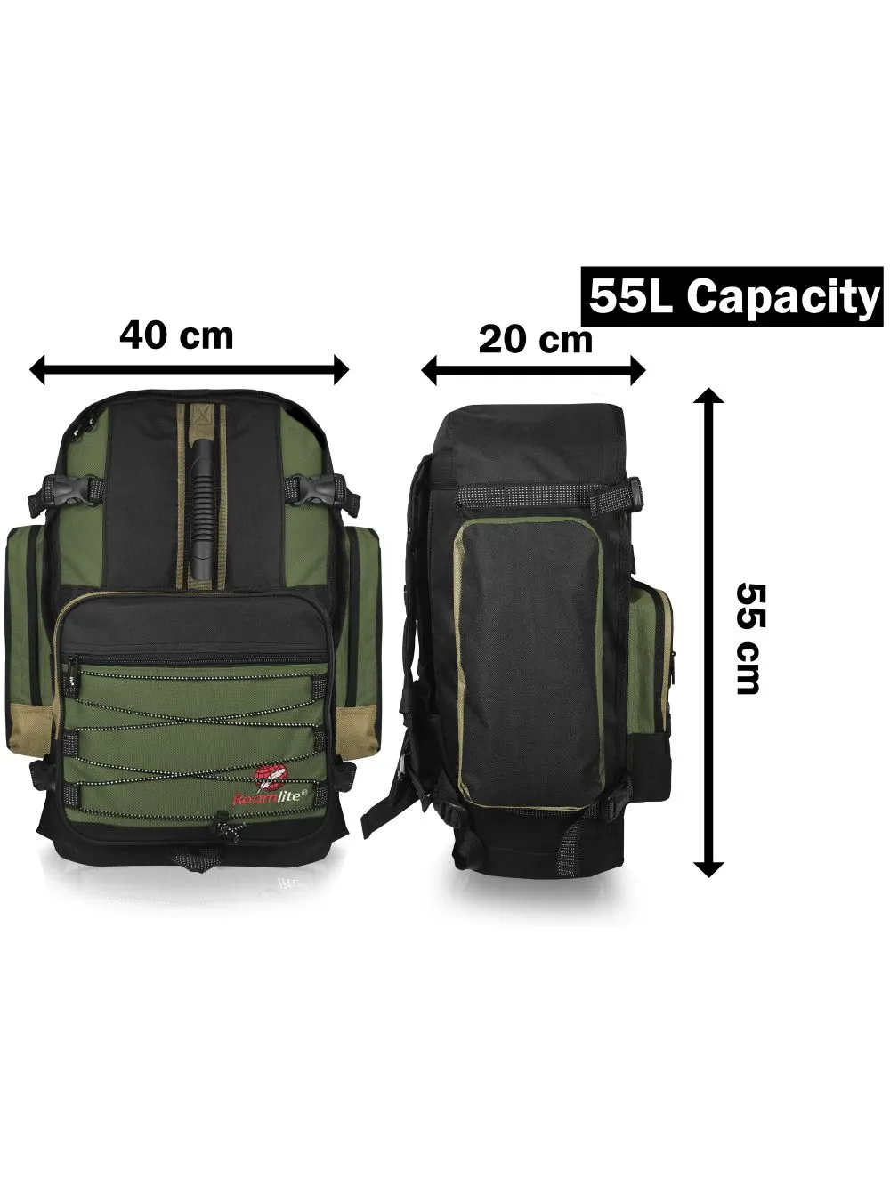 Large Camping Backpack Bags - 50 to 55 Litre Ltr Hand Luggage