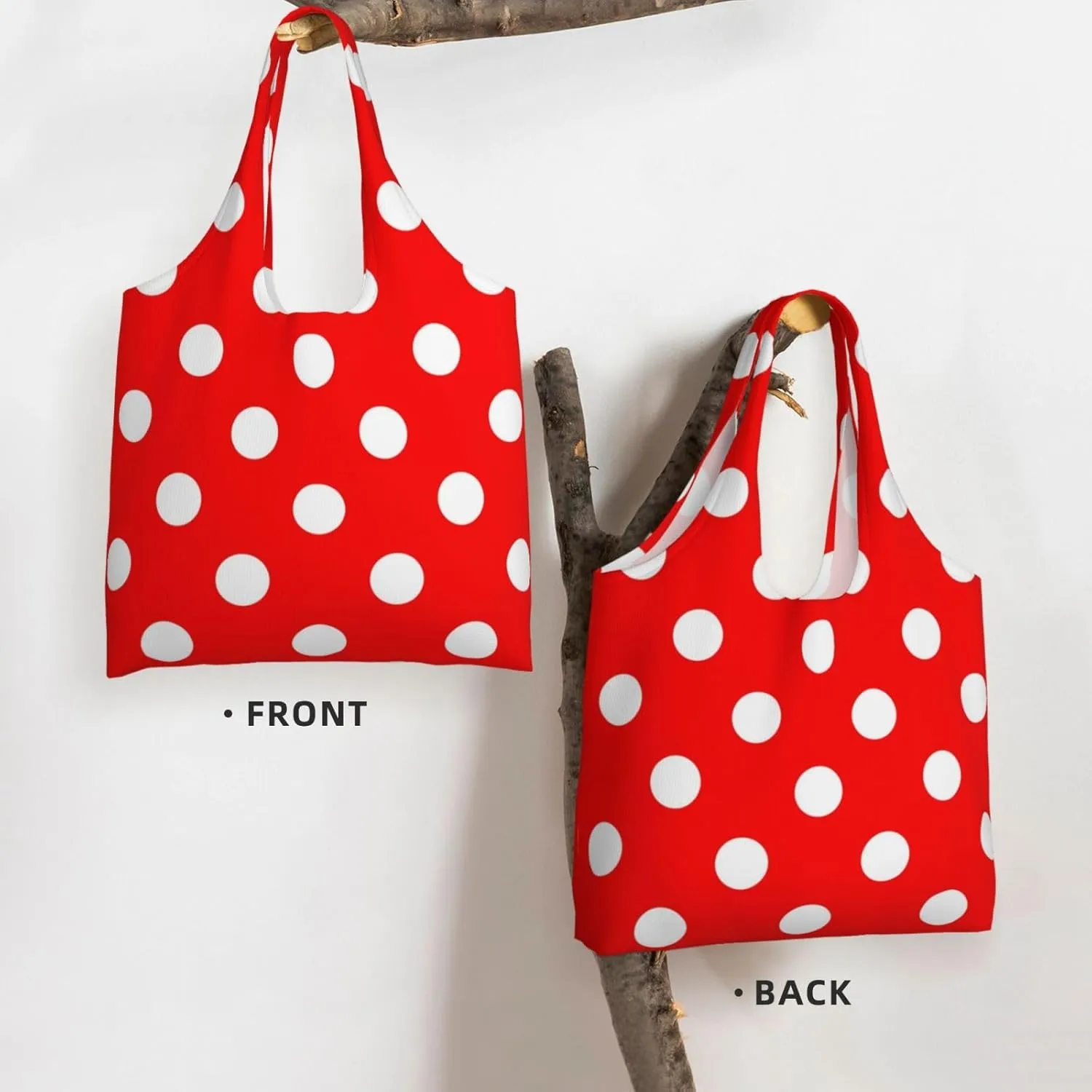 Large Foldable Reusable Grocery Bags, Machine Washable Tote Bag Kitchen Essential