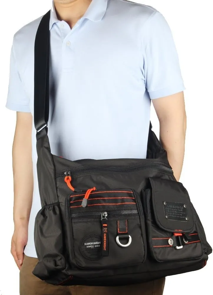 Large Messenger Bag Shoulder Bag Pack Tote Travel Daypack 15"