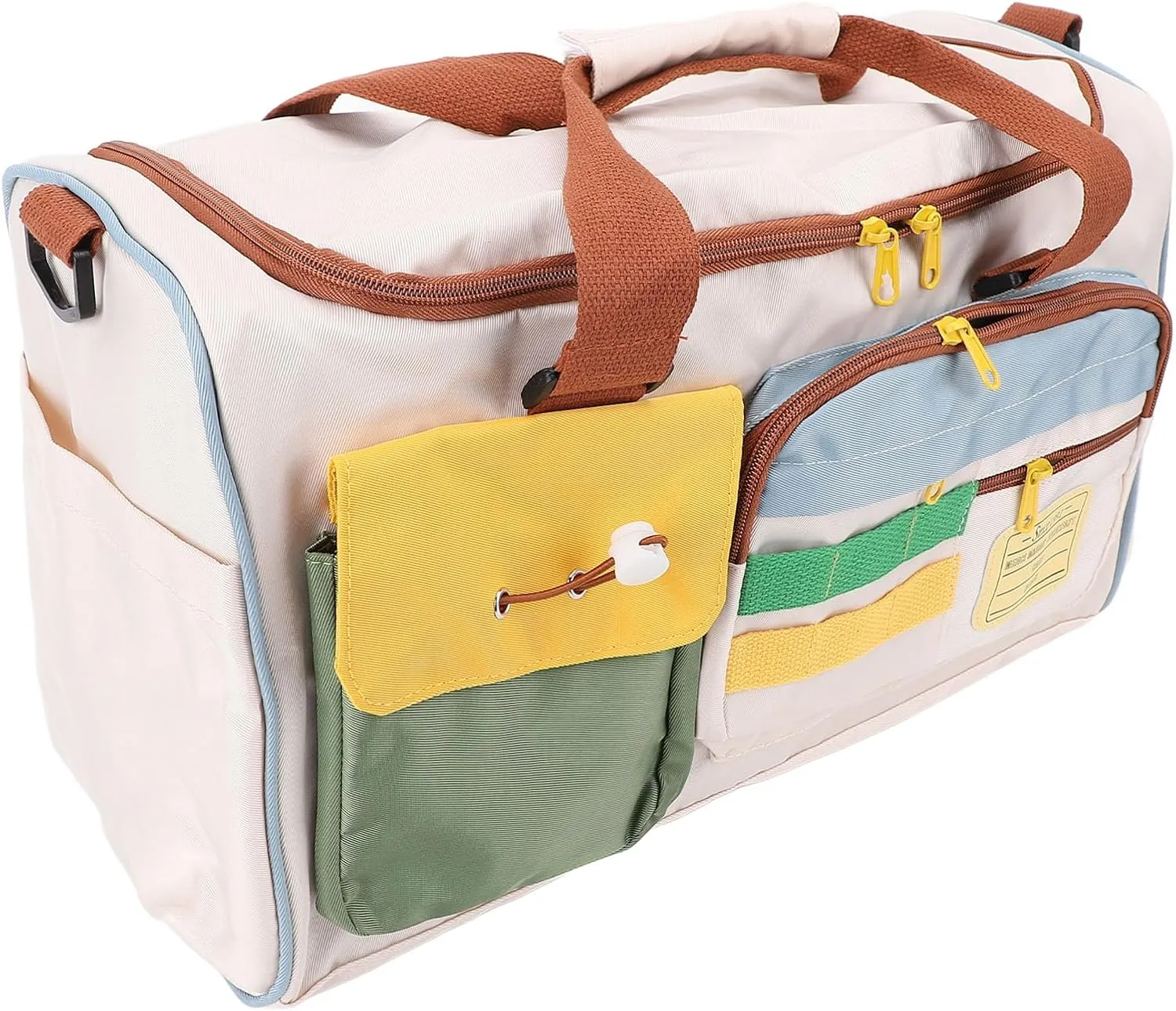 Large Sports Bag, Duffle Bag for Travel, Large Capacity Portable Overnight Bag Travel Toiletry Bag Weekender Bag with Shoulder Strap for Business Trip Gym
