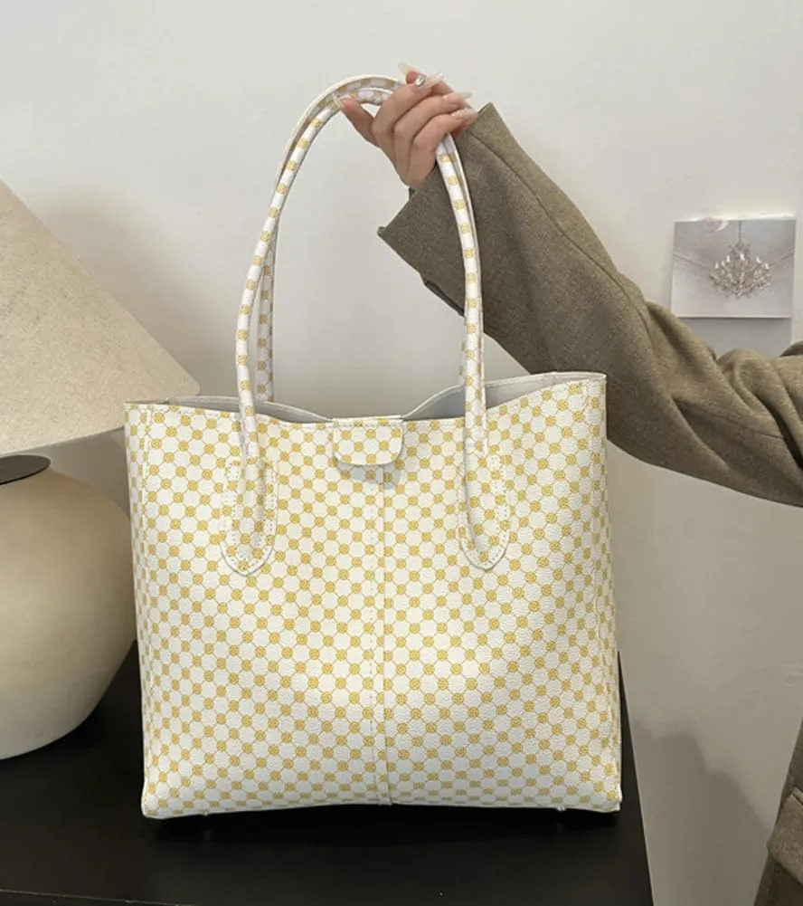 Large Vegan Leather Tote Bags Women Weekender Shoulder Bag Shopper Handbag Travel Purse