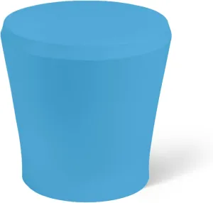 Ledge Lounger Affinity Side Table - in Pool Side Table for Ledges up to 16” inches deep - Indoor - Outdoor All Weather - Porch, Patio, Garden, Backyard, and Beach (Light Blue)