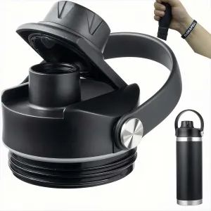 Lid for Yeti Rambler 12 18 26 36 64 oz, Cap with Flexible Handle, Replacement Chug Lids for Yeti 18oz 26oz 36oz 64oz Rambler Water Bottle Top Accessories