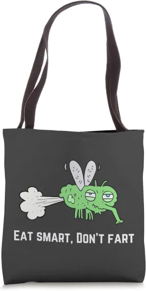Lime Green Mosquito Bites and Fart - Mosquito Fart Machine Tote Bag