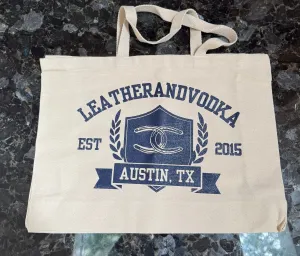 Limited Edition Leatherandvodka Twill Cotton Tote Bag - Athletic Club