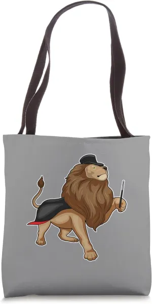 Lion Wizard Magic wand Tote Bag