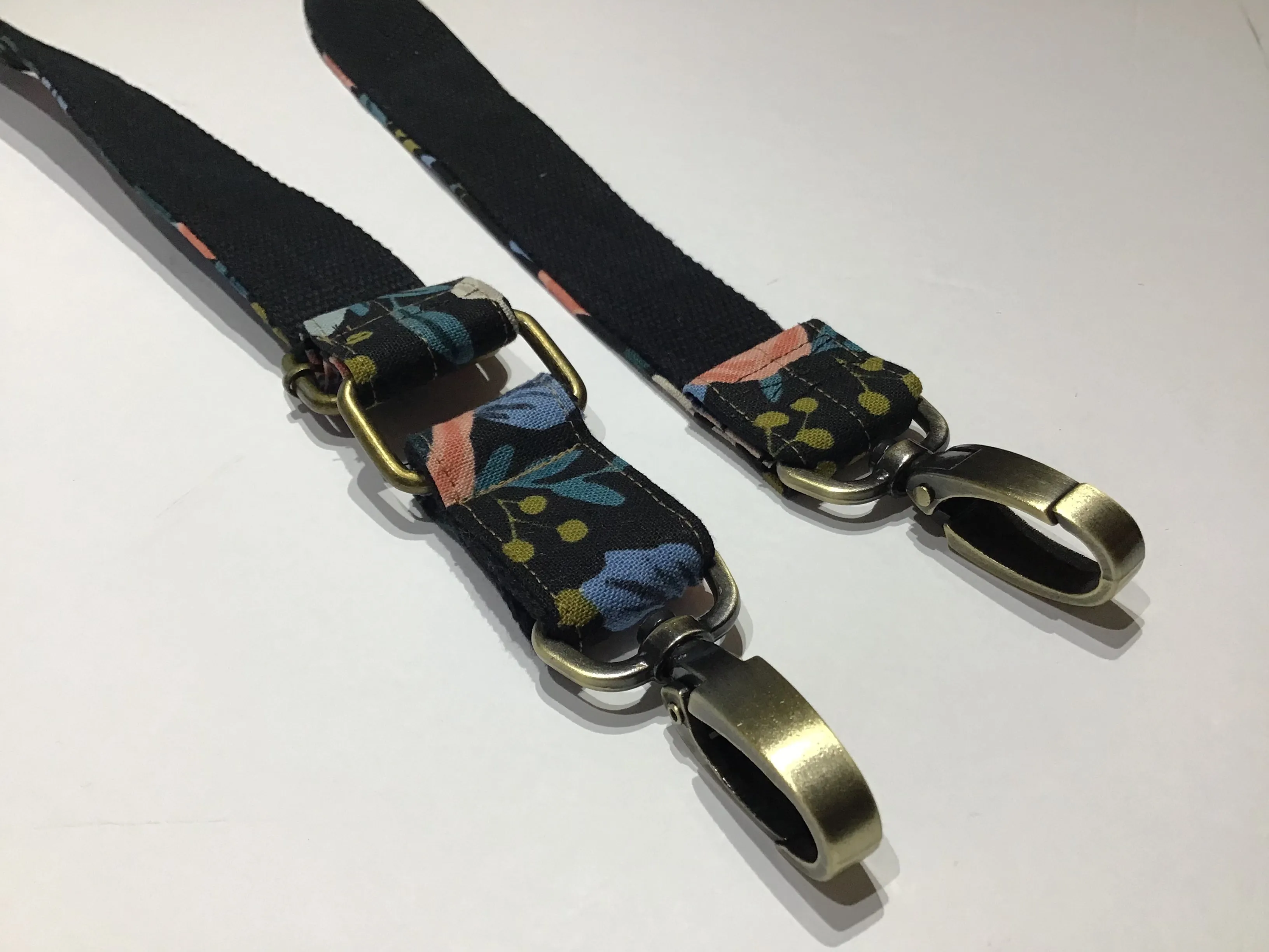 Long Replacement Rifle Paper Co Linen Canvas Adjustable Bag Strap
