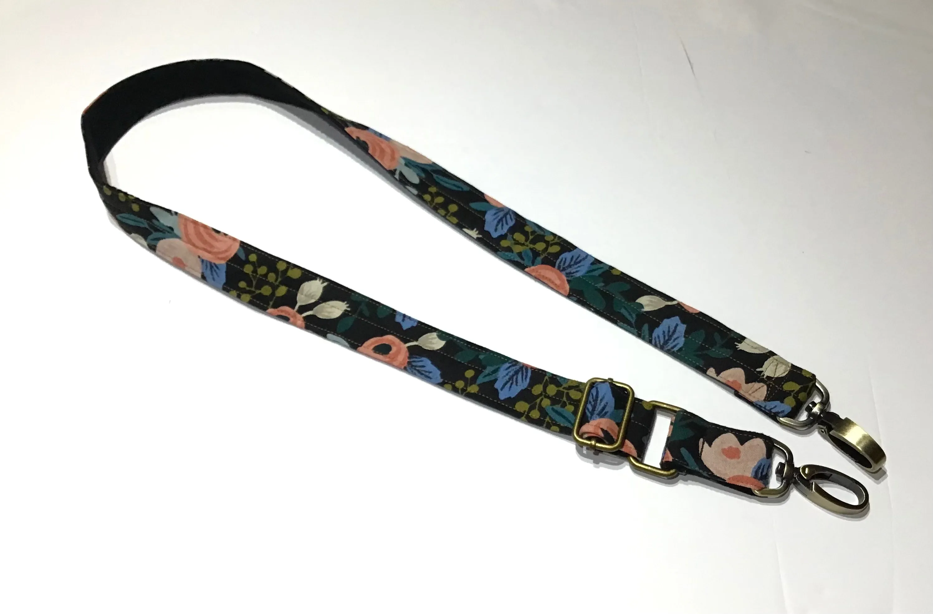 Long Replacement Rifle Paper Co Linen Canvas Adjustable Bag Strap