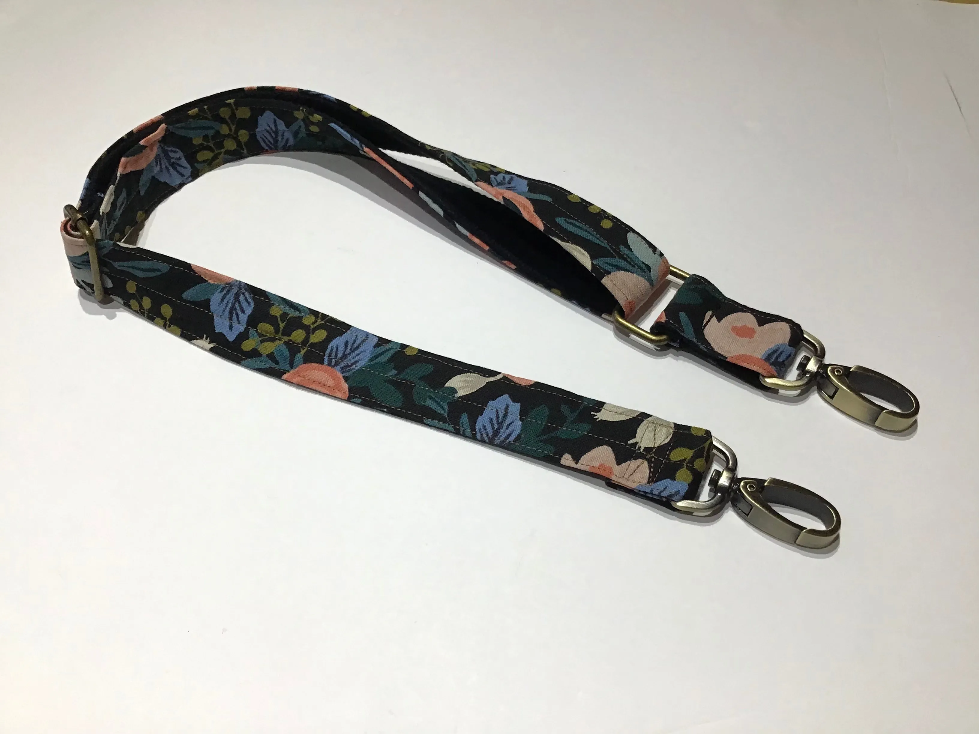 Long Replacement Rifle Paper Co Linen Canvas Adjustable Bag Strap
