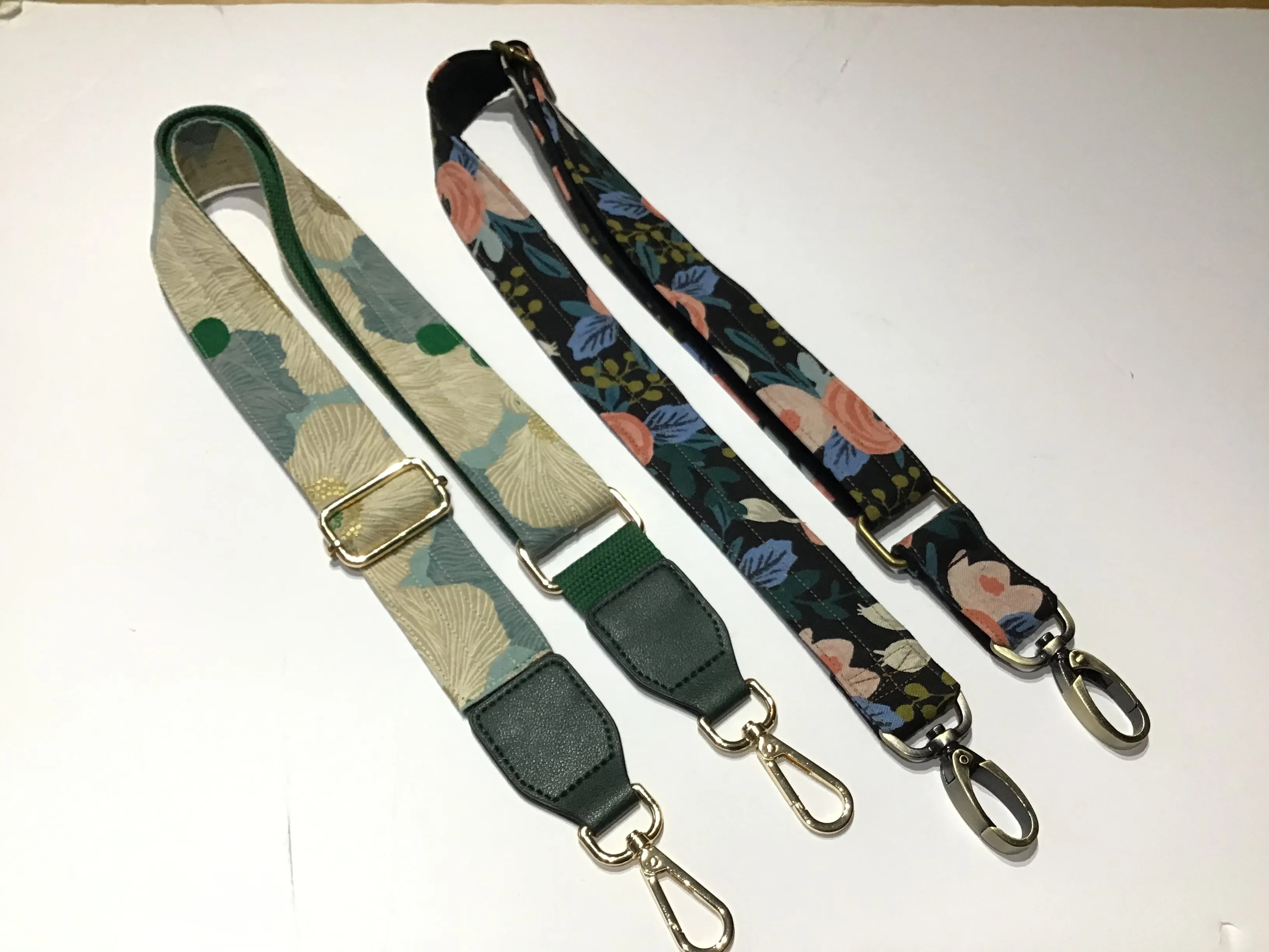 Long Replacement Rifle Paper Co Linen Canvas Adjustable Bag Strap