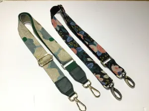 Long Replacement Rifle Paper Co Linen Canvas Adjustable Bag Strap