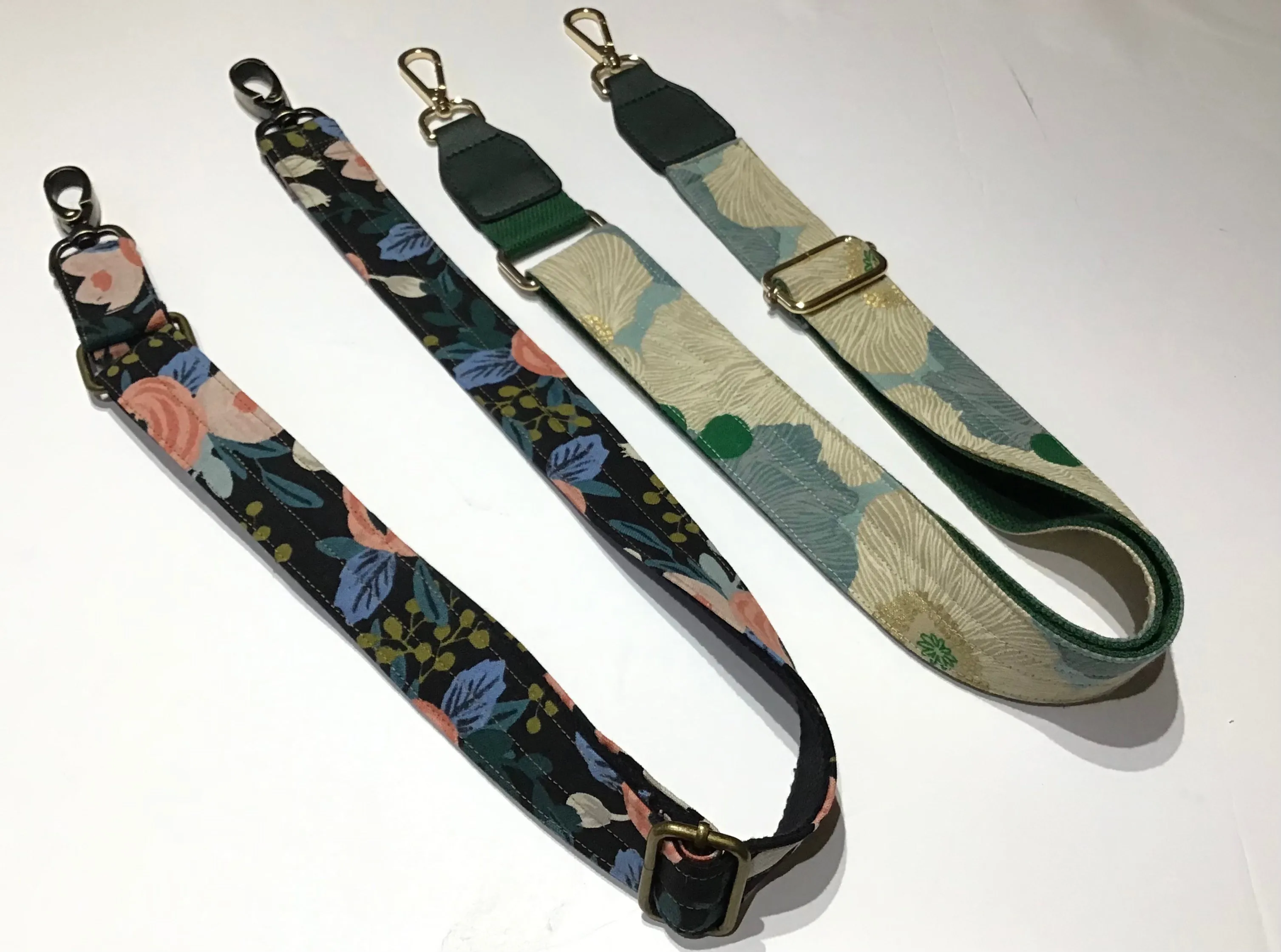 Long Replacement Rifle Paper Co Linen Canvas Adjustable Bag Strap