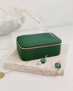 LOUENHIDE Ellie Jewellery Box - Forest Green