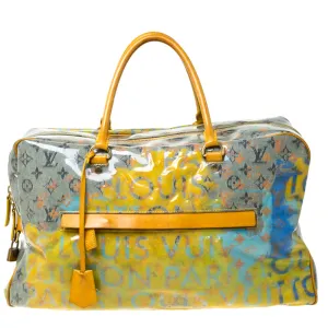 LOUIS VUITTON MULTI-COLOR MONOGRAM PULP WEEKENDER PM