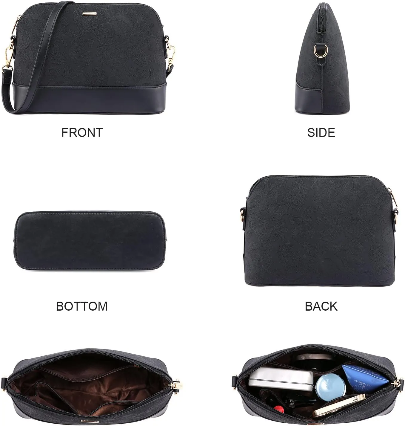 LOVEVOOK Handbags for Women Shoulder Bags Tote Satchel Hobo 3pcs Purse Set