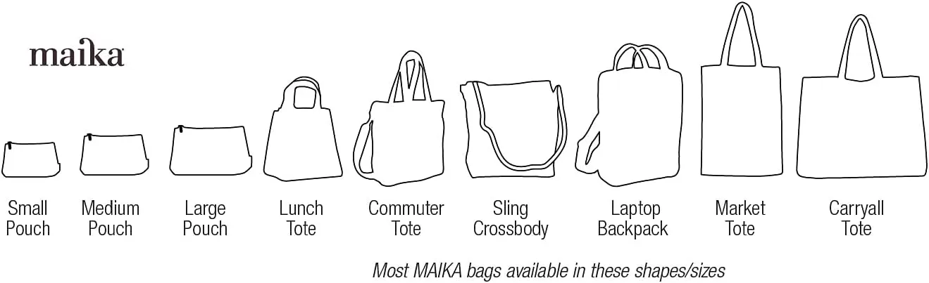 maika Recycled Canvas Lunch & Pie Tote