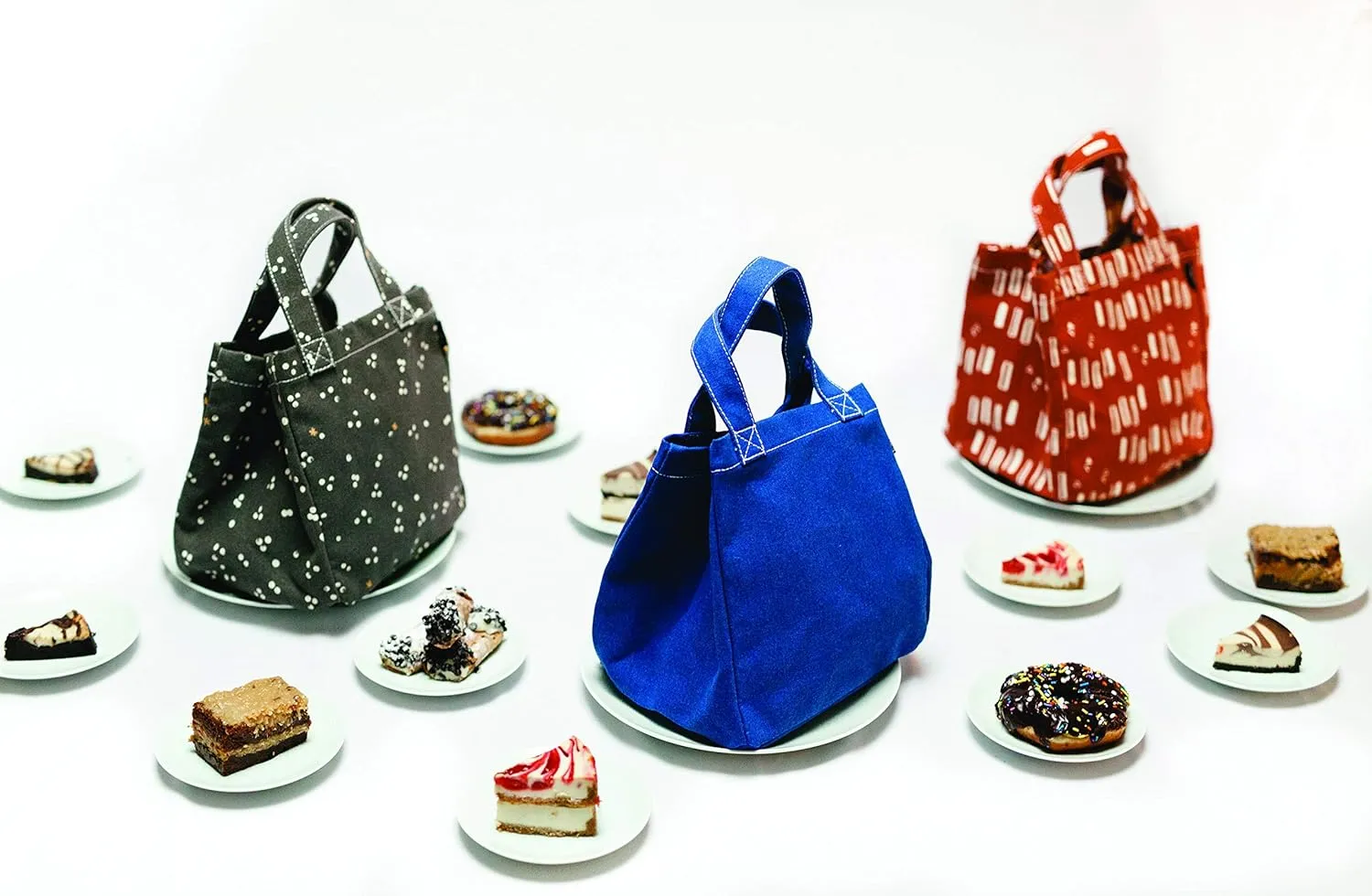 maika Recycled Canvas Lunch & Pie Tote