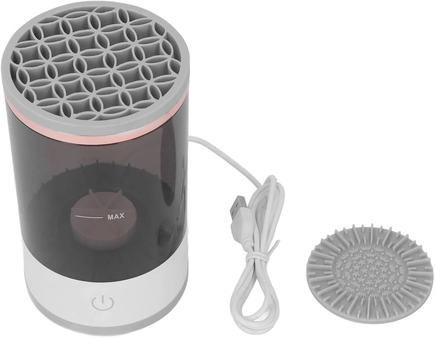 Makeup Brush Cleaner Machine, 7000 RPM Rotational Speed Electric Makeup Brush Cleaner Machine Automatic Cosmetic Makeup Brush Cleaner for Makeup Brush Beauty Sponge Cleaning Tool