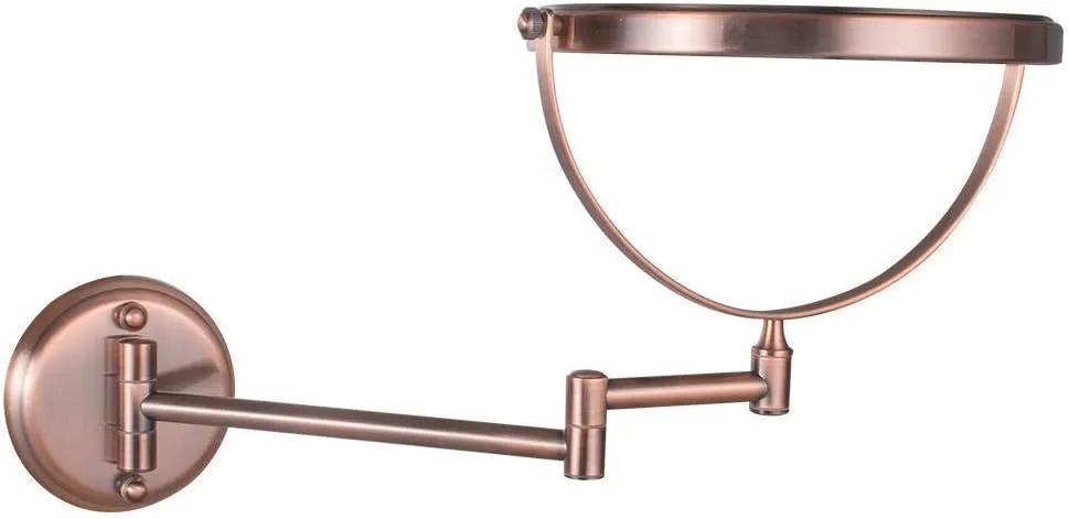 Makeup Mirrors Magnifying Extend Sturdy Double Adjustable Sided Swivel Cosmetic Mirror Bathroom Shaving Vanity Mirror (Size : 10X)