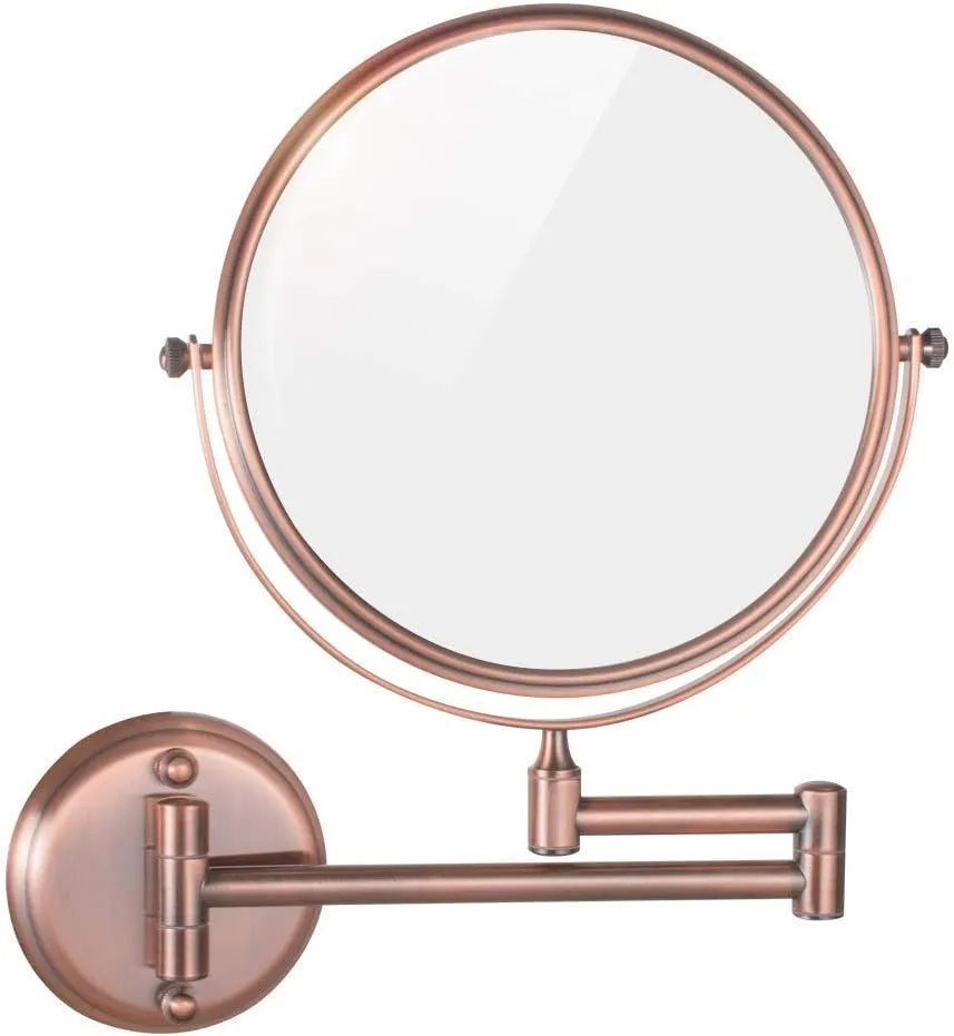 Makeup Mirrors Magnifying Extend Sturdy Double Adjustable Sided Swivel Cosmetic Mirror Bathroom Shaving Vanity Mirror (Size : 10X)