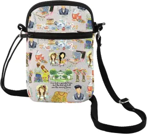 MEIKIUP Anne Novel Inspired Gift Anne Book Literary Tote Bag Anne Fans Shoulder Bag Booklish Gift