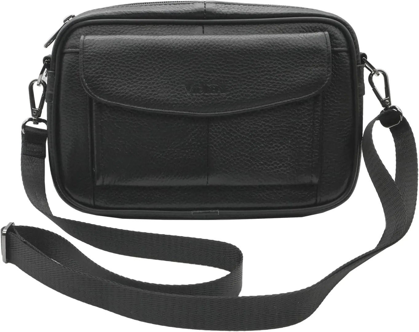 Mens Handbag Genuine Leather Crossbody Shoulder Messenger Bag Organizer Checkbook Wallet Purse