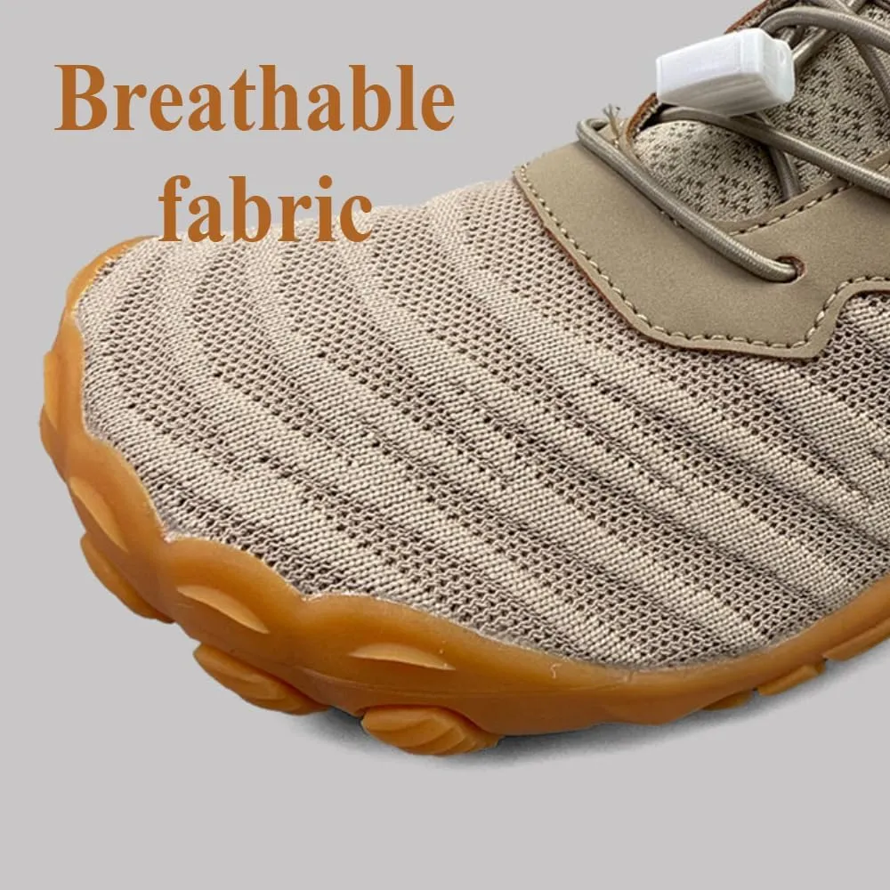 Men's Mesh Hiking Shoes Breathable Lightweight Supportive Midsole for Mountain Trails Trekking Outdoor Expeditions