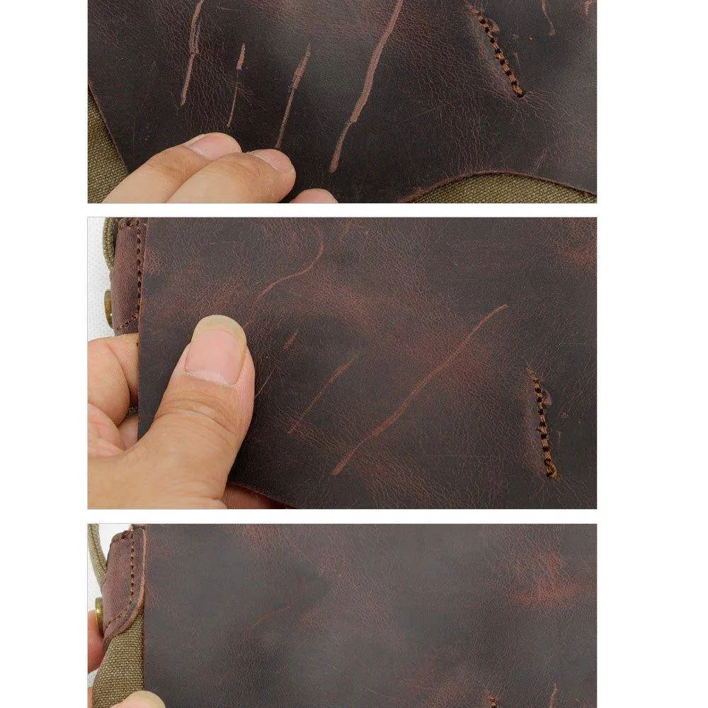 Men's Waxed Canvas Weekender Bag