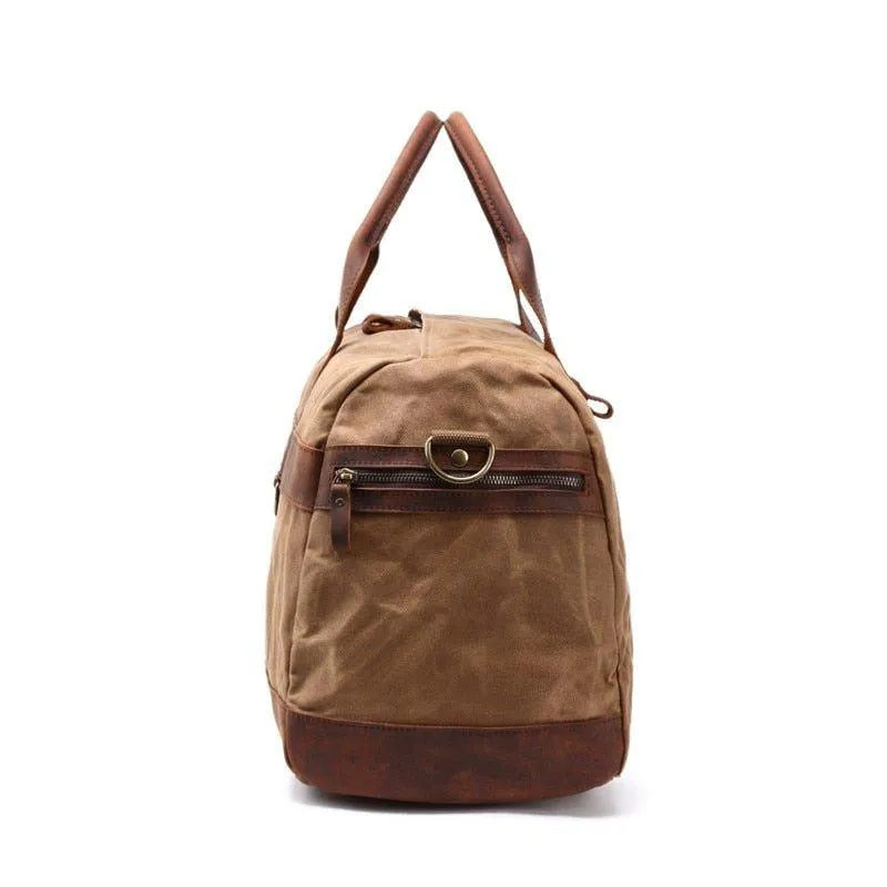 Men's Waxed Canvas Weekender Bag