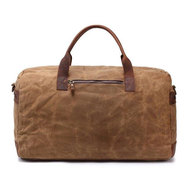 Men's Waxed Canvas Weekender Bag