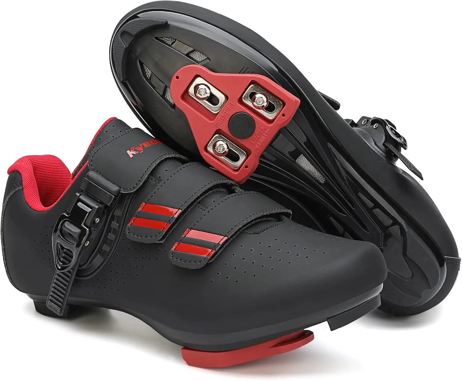 Mens Womens Cycling Shoes Compatible with Pelaton Bike Shoes Road Bike Shoes Riding Bicycle Pre-Installed with Delta Cleats Clip Indoor Outdoor Pedal