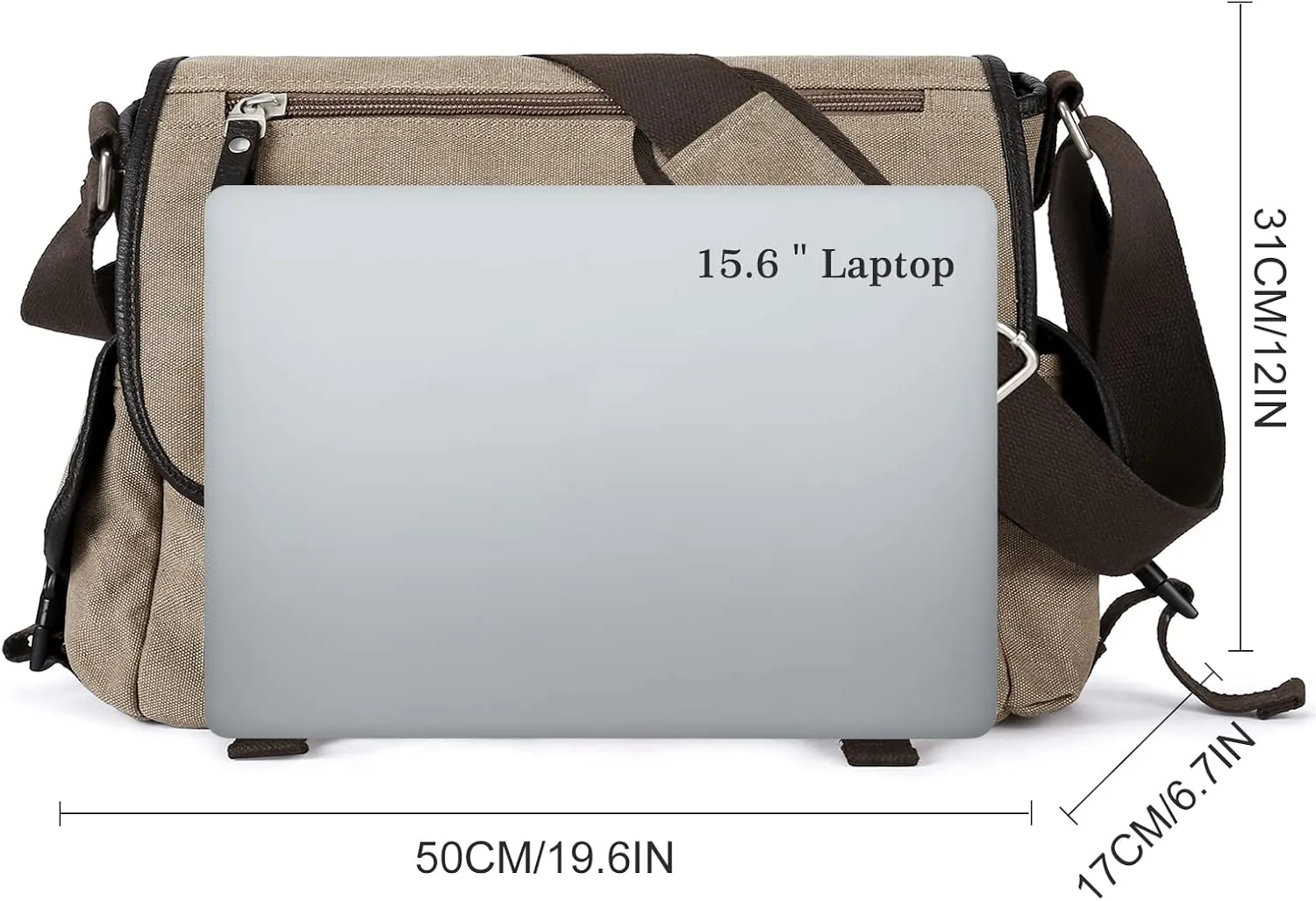 Messenger Bag Men,Waterproof Crossbody Bag,Satchel Shoulder Bag