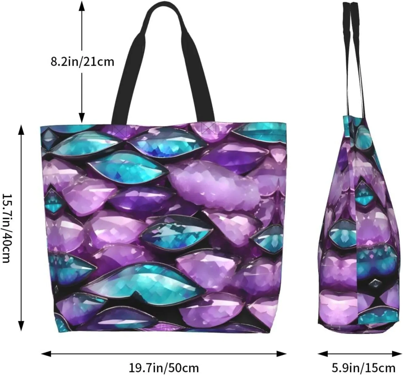 Mexican Otomi Animals Women Tote Bag,Casual Tote'S Handbag Big Capacity Shoulder Bag Crossbody Bag