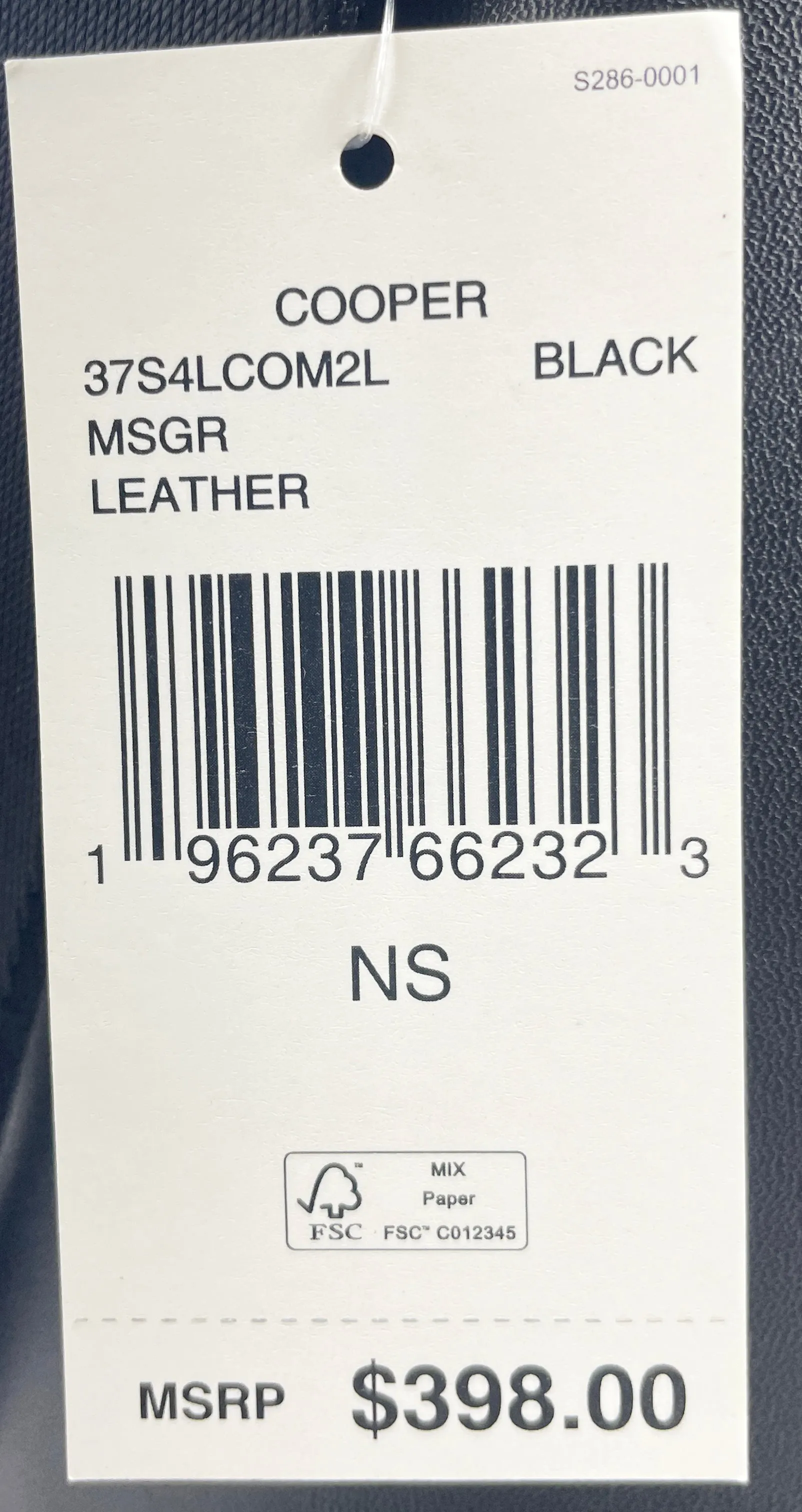 Michael Kors Cooper Leather Messenger Crossbody Bag