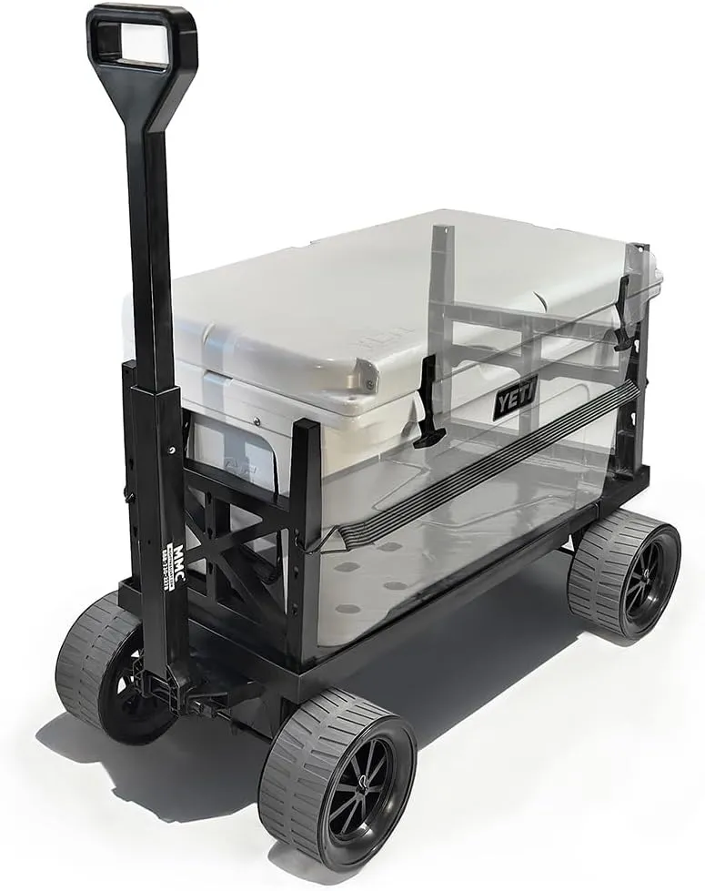 Mighty Max Cart Tank - USA Made All-Terrain Utility Cart Wagon/Cooler Wheel Kit with Never-Flat Max Terrain Wheels, 250 lbs Capacity, Perfect for Fishing, Camping, Gardening, and More!