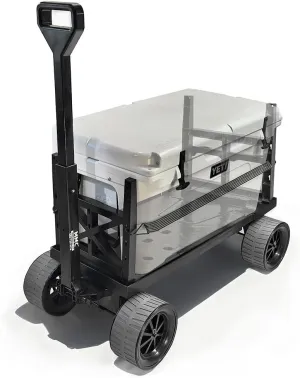 Mighty Max Cart Tank - USA Made All-Terrain Utility Cart Wagon/Cooler Wheel Kit with Never-Flat Max Terrain Wheels, 250 lbs Capacity, Perfect for Fishing, Camping, Gardening, and More!
