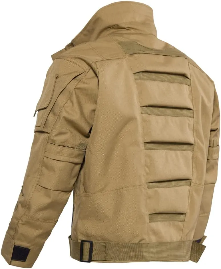 Military Jackets for Men Mens All-Terrain Versatile Tactical Jacket, Waterproof Versatile Jacket with 12 Pockets Hiking (Color : Black, Size : 2X-Large)