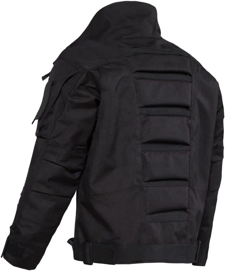 Military Jackets for Men Mens All-Terrain Versatile Tactical Jacket, Waterproof Versatile Jacket with 12 Pockets Hiking (Color : Black, Size : 2X-Large)