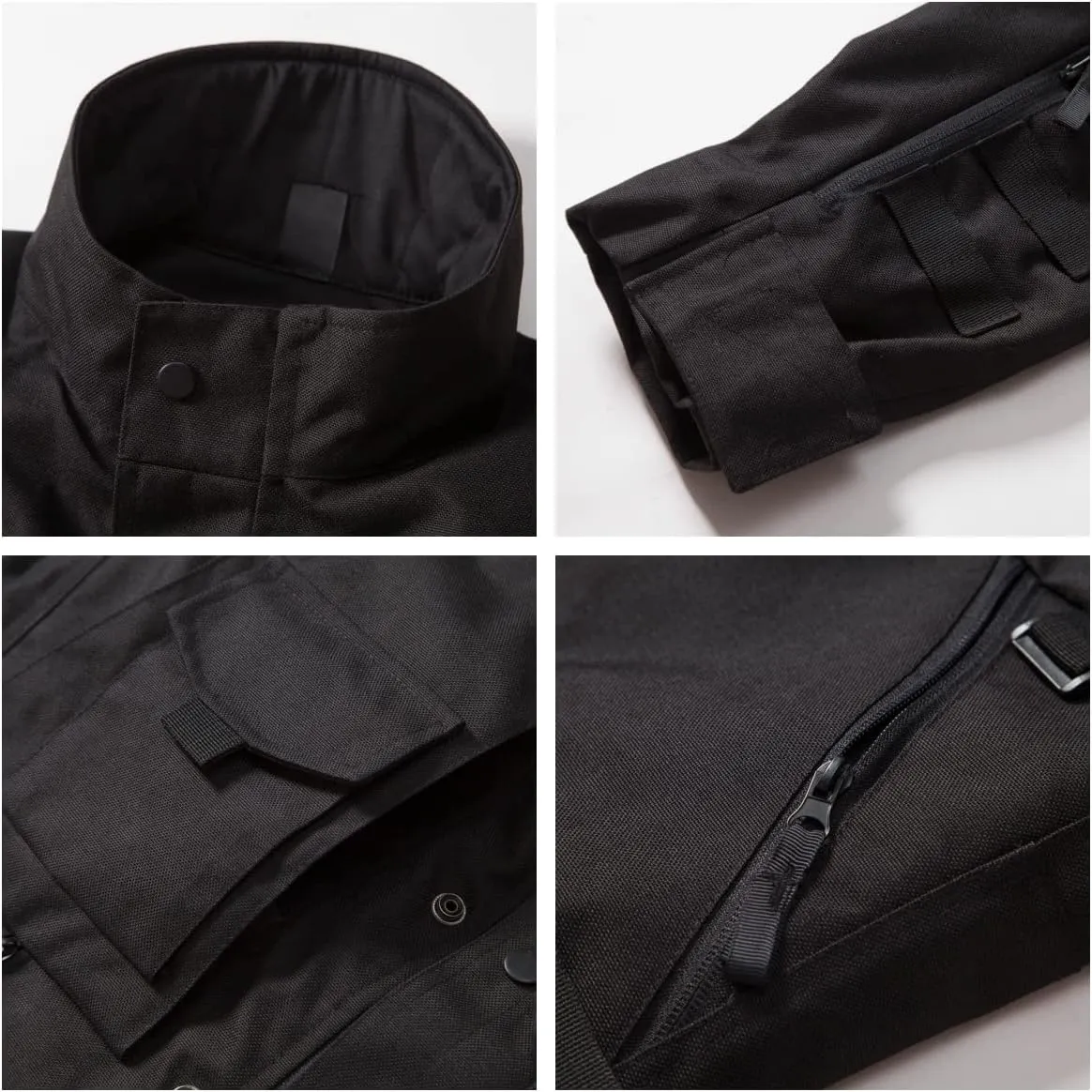 Military Jackets for Men Mens All-Terrain Versatile Tactical Jacket, Waterproof Versatile Jacket with 12 Pockets Hiking (Color : Black, Size : 2X-Large)